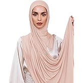 Slip-on Instant Premium Jersey Hijab Head Scarf Wrap for Muslim Women Made in Turkey