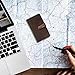 Travel Wallet with RFID Blocking Awesome Passport Wallet Credit Cards Holder Document Organizer Genuine Leather (Coffee)