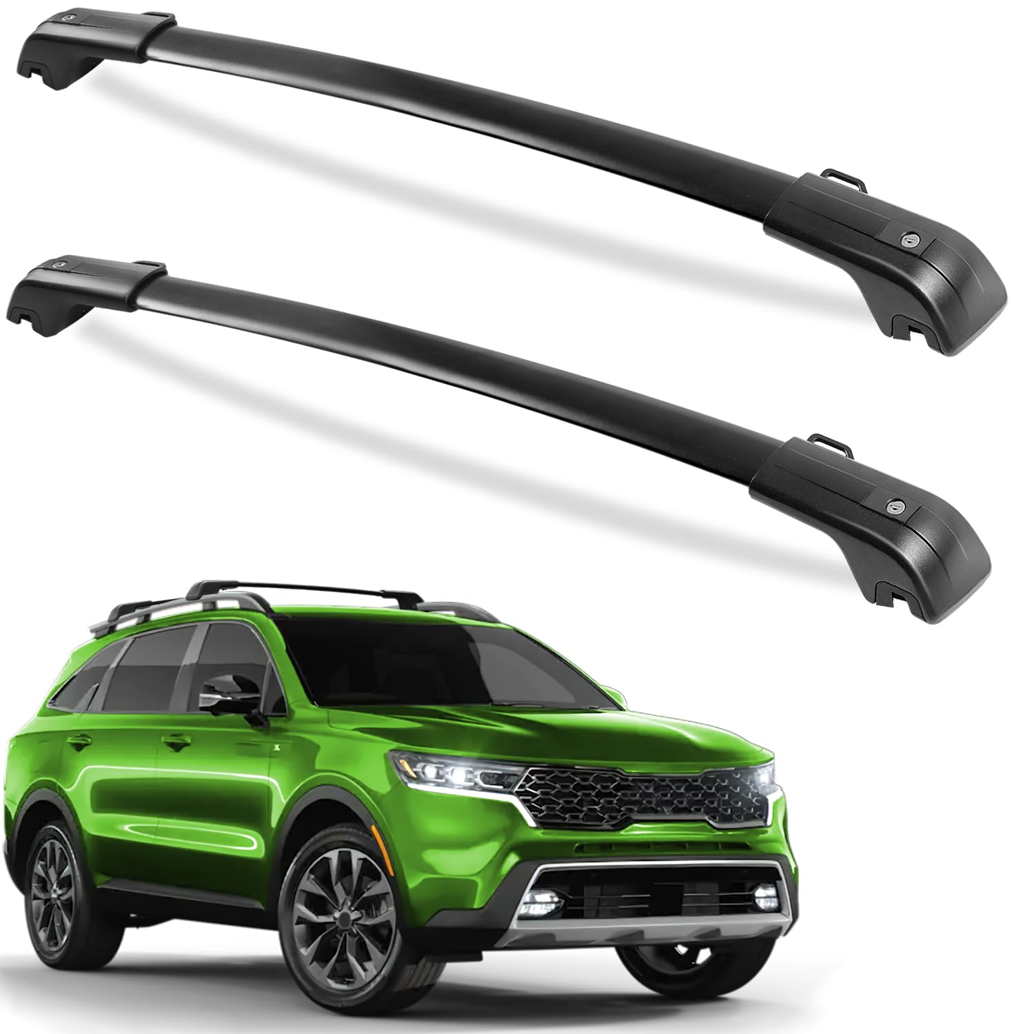 Multivan Raised Side Rails Mua 260LBS Roof Rack Cross Bars Fit for Kia Sorento X-Line 2021-2024 ...