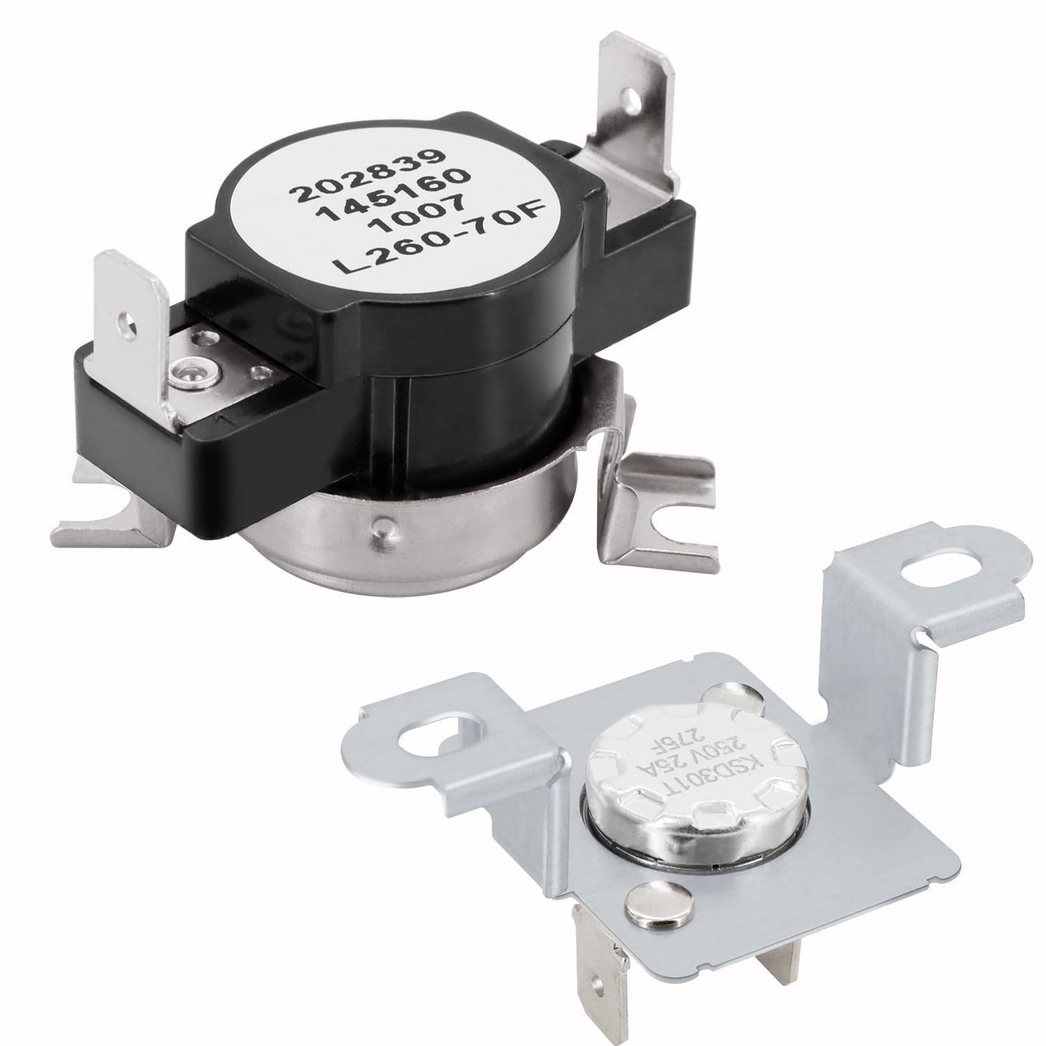 Photo 1 of Dryer Parts - 3204267 Dryer Thermostat and 137032600 Dryer Thermal Limiter Fit for fri-gidaire ken-more cro-sley elec-trolux Dryers, Replaces AP2131477 AH446428 PS446428 AP4368739 AH2349395 PS2349395