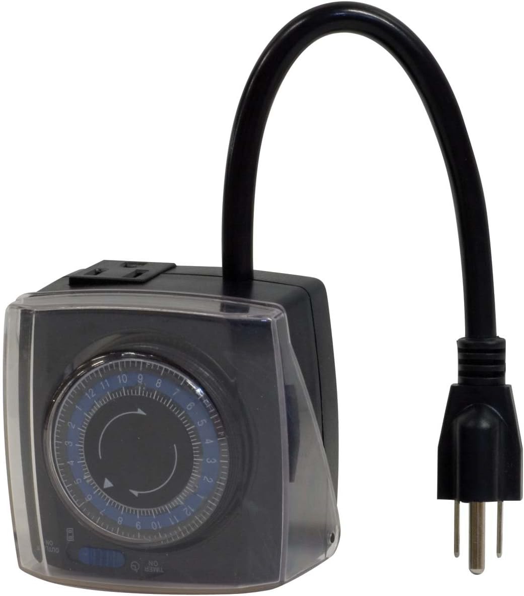 Globe Electric 24223 Outdoor Mechanical Timer Home Improvement