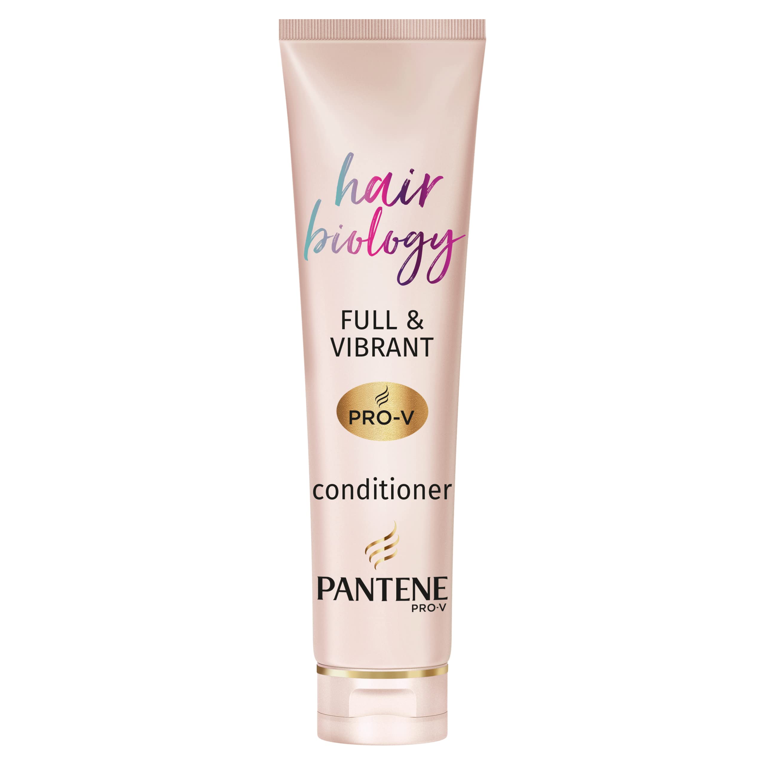Pantene Hair Biology Full and Vibrant Volumising And Repairing Hair Conditioner For Fine, Thinning, Dull, Coloured Hair With Lotus Flower, Omega 9, 160 ml