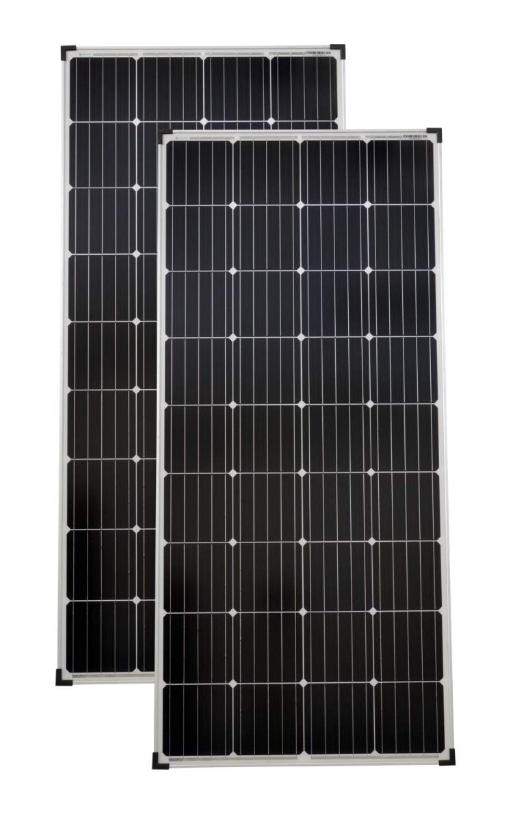 solartronics Solarmodul 150 Watt Mono Solarpanel 12 Busbars 210mm Zellenformat