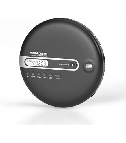 Amazon.com: TOMASHI Portable CD Player with Bluetooth, CD Player