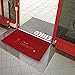 LVSMOT Floor Mats Entrance Rug Shoe Scraper Doormat,20”x31.5” (red)