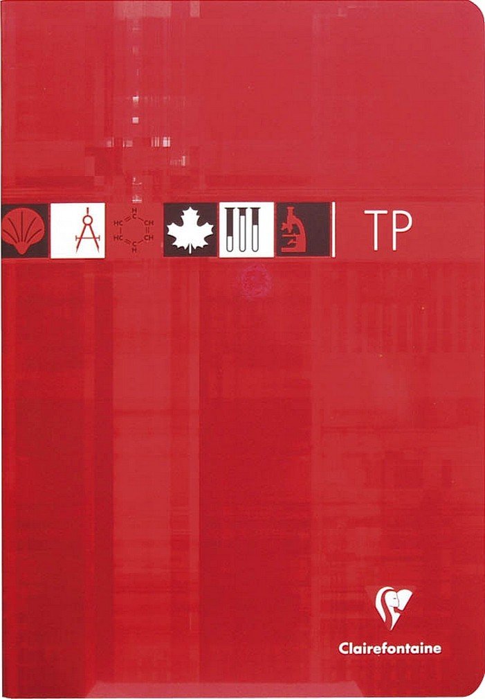 Clairefontaine 3168C Cahier piqué de travaux pratique 80 pages petits carreaux et unis 90 g A4 Couleur Aléatoire Clairefontaine 3168C Cahier piqué de travaux pratique 80 pages petits carreaux et unis 90 g A4 Couleur Aléatoire