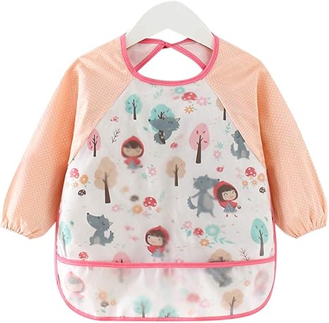 children's bibs with sleeves