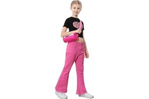OeyFnbmO Birthday Gifts for Girls Flare Pants High Waisted Bootcut Stretch 70s Bell Bottom Jeans