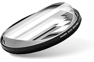 KOGJAERS Camera Prism 58mm Linear Glass Fractal Filter Creative Photography Repeat Image Lens Filter