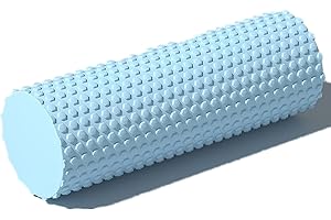EVA Soft Dot Foam Roller for Muscle Therapy Yoga & Balance Exercises High-Density Massage Roller for Pain Relief Fitness Reco