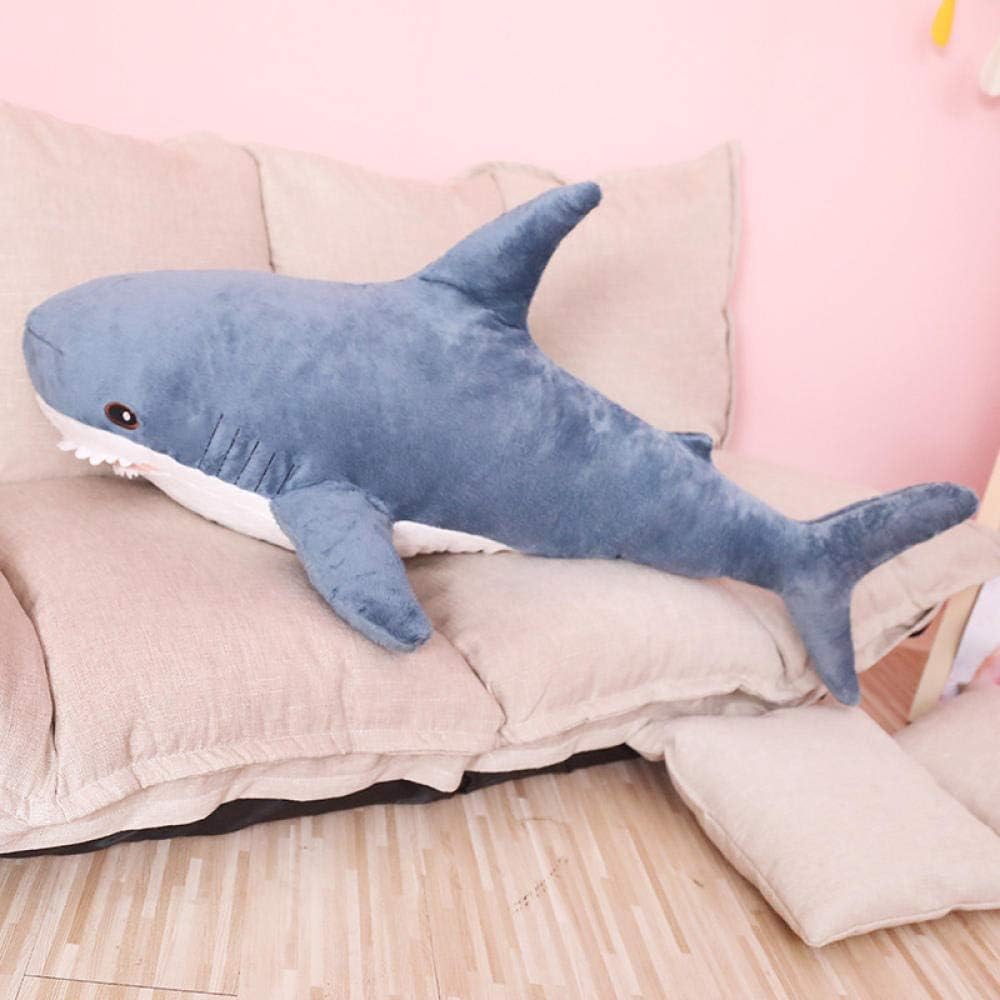 THIBETA Soft Toy Cute Shark Doll Home Decoration Pillow Plush Toy-shark_100cm