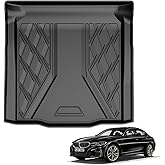 TTX LIGHTING Cargo Mat Fit for 2019-2026 BMW 3 Series Sdean (Trunk Without Spare Tire Compartment) - All Weather TPE Rubber Cargo Liner Trunk Mat for BMW 3 Series