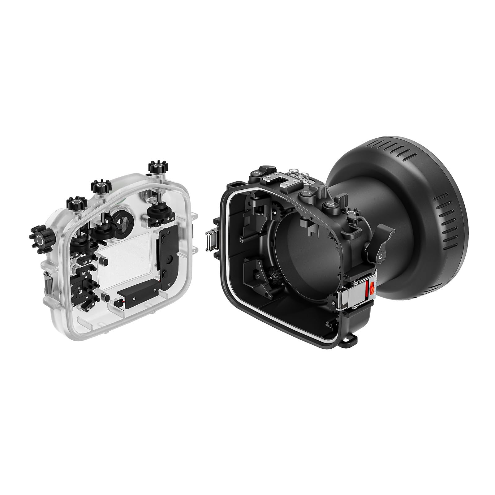 Seafrogs Underwater Housing for Fuji XT5 [40M/130FT] Waterproof Diving Camera Case for Fujifilm xt5 with PL Long Port for XF 16-80mm f/4 R, XF 18-55mm f/2.8-4 R, XF 16-55mm f/2.8 Lens