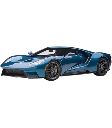 Amazon.com: Autoart 2017 Ford GT Liquid Blue Metallic 1/12 Model