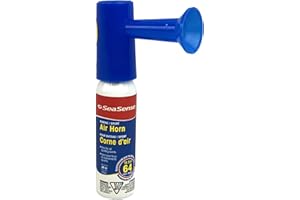 SeaSense Air Horn – Pocket Size (0.88 oz), 115 dB – Loud 1 Mile Range, Meets EPA & USCG Standards – Great for Boat & Marine Safety, Ideal for Sporting Events Such as Football & Soccer