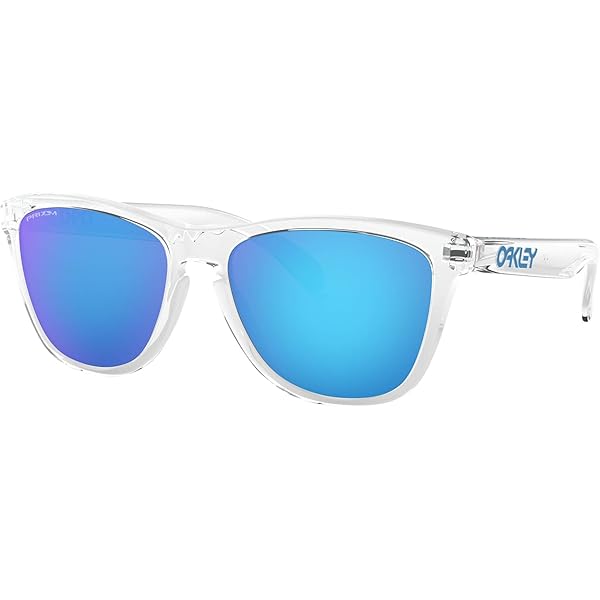 OAKLEYフロッグスキン9245A7 CLEAR PRIZM SAPPHIRE Amazon.com: Oakley Frogskins Sunglasses Crystal Clear with
