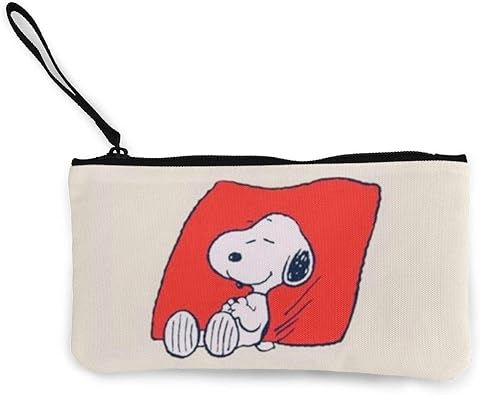 Amazon スヌーピーは寝ています 小銭入れ コインケース カードケース 小物入れ 多機能 ズック財布 薄型 大容量 便利収納 男女兼用 12x22cm 小銭入れ