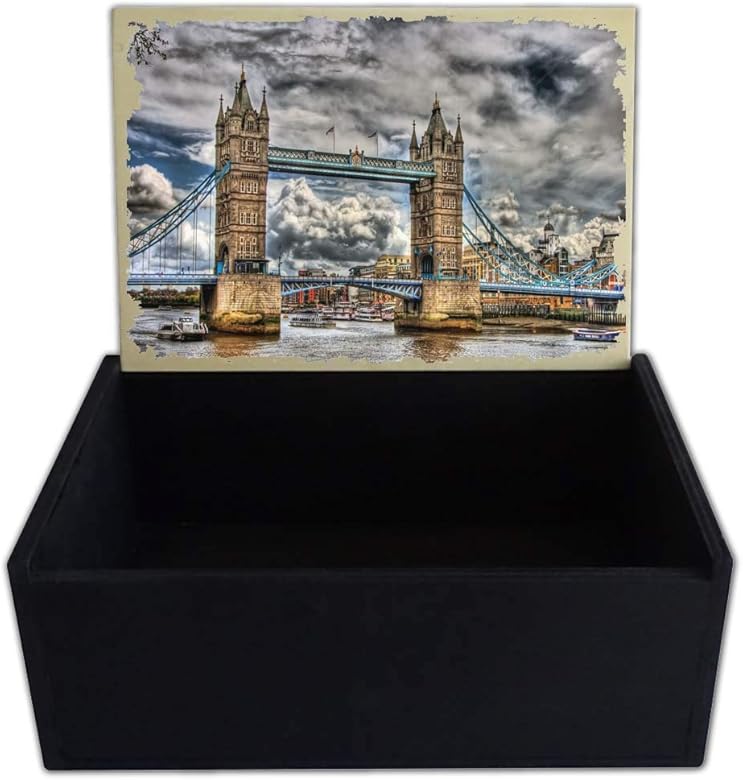 Capricci Italiani - Caja Porta Objetos de Madera Londres: Amazon.es: Joyería
