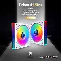 ICOLER Prism 4ultra 120mm ARGB PC Case Fan - Dual