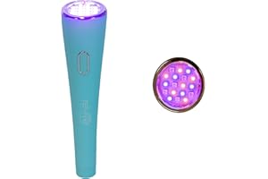 REVIVE LIGHT THERAPY reVive Glo Multi-Spectrum Acne Tools, Medspa-Quality Red & Blue Light Wand, FDA-cleared Face Tools for Skincare, Science-Backed LED Light Therapy Products