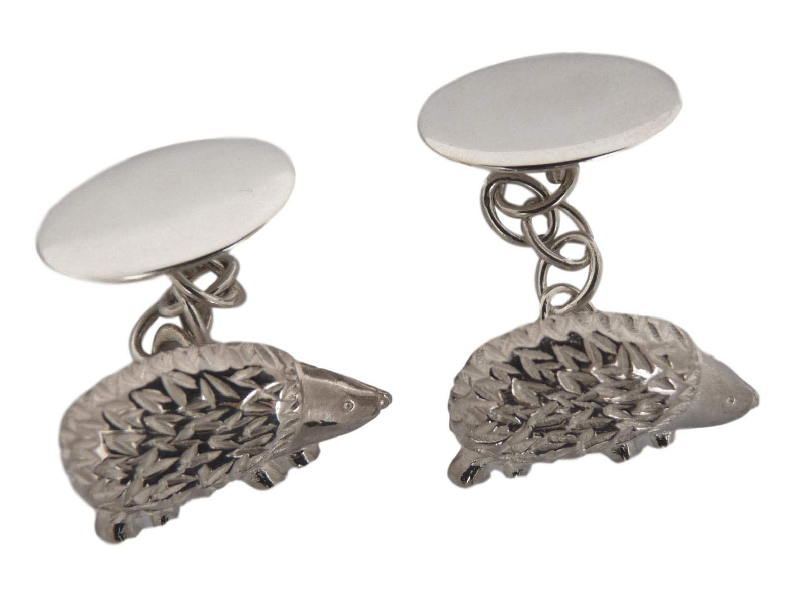 Merritt Robinson CATORS - Sterling Silver Cufflinks - Hedgehogs Design