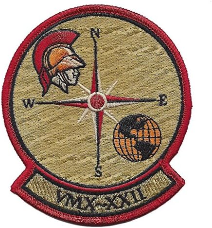 USMC VMX-22 OPERATIONAL TEST AND EVALUATION SQUADRON PATCH - Color - NON REGULATION