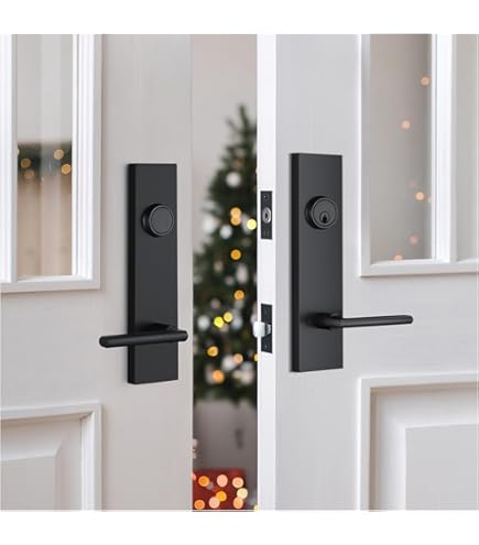 Sure-Loc VN102 Verona Privacy Door Lever Set with Square Rose