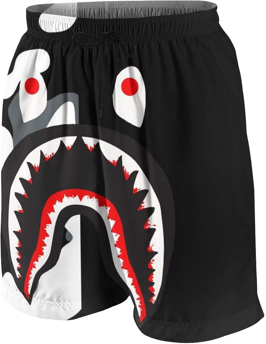 Muindancer Beach Shorts for Boys, Quick Dry Swim Trunk Basketball Board Shorts with Pockets