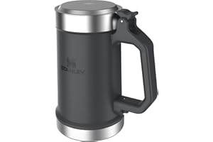 Stanley Classic Bottle Opener Beer Stein 24 oz | Flip Up Lid and Heavy Duty Handle with Built in Bottle Opener | Insulated St