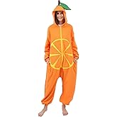 seewavom Adult Fruits Pajamas Cosplay Costume Unisex One-Piece Party Holiday Costume