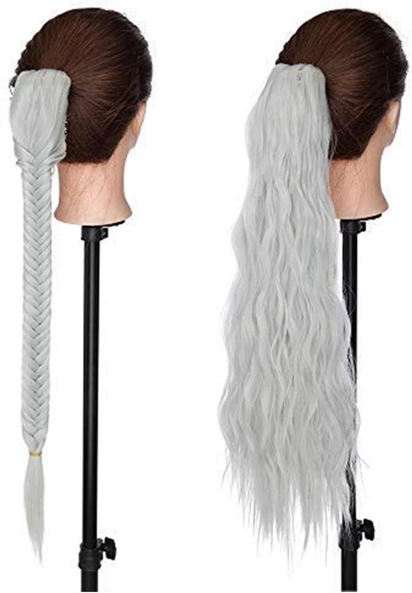 Extension Postiche Queue De Cheval 50 Cm - Couleur Châtain Cuivré Foncé - Synthétique - Neuf Avec étiquettes