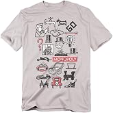 Popfunk Monopoly Icons Unisex Adult T-Shirt