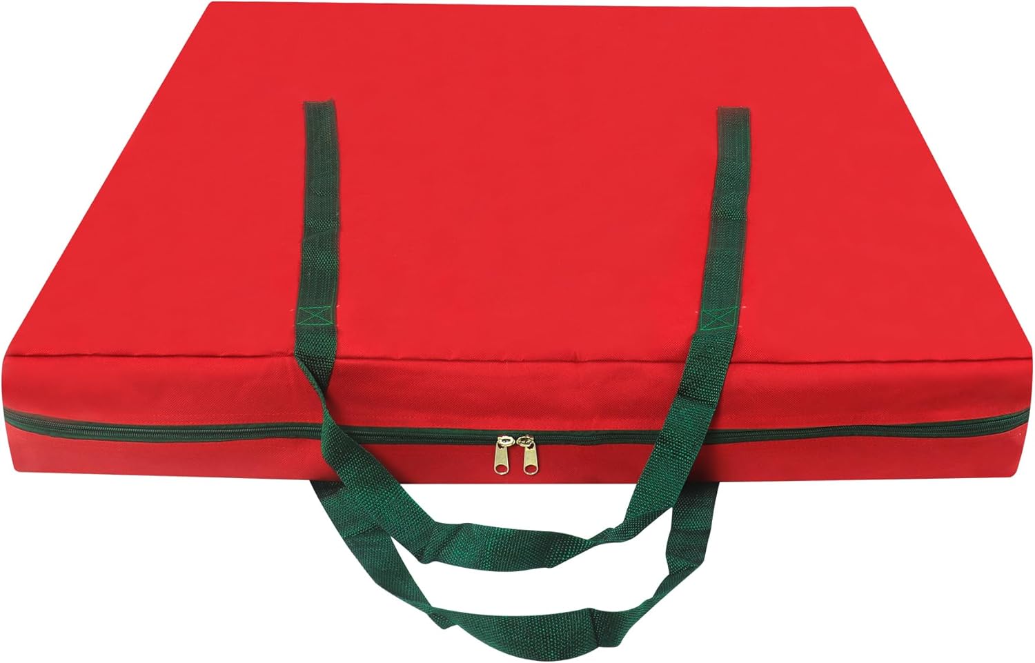 Holiday Décor Storage - Pop Up Christmas Tree Storage Bag - 6 ft Large Tree Storage Container with Handles and Zippers 30”L x 30”W x 4.3”H