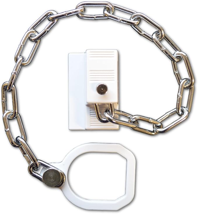 ASEC UPVC Door Chain Restrictor With Ring Amazon.co.uk DIY & Tools