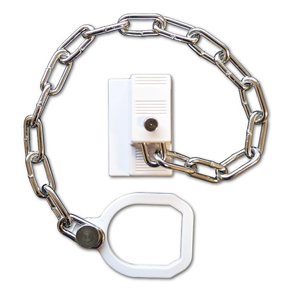 ASEC Sicherheitskette, UPVC, Rechtsseitig, Mit Ring