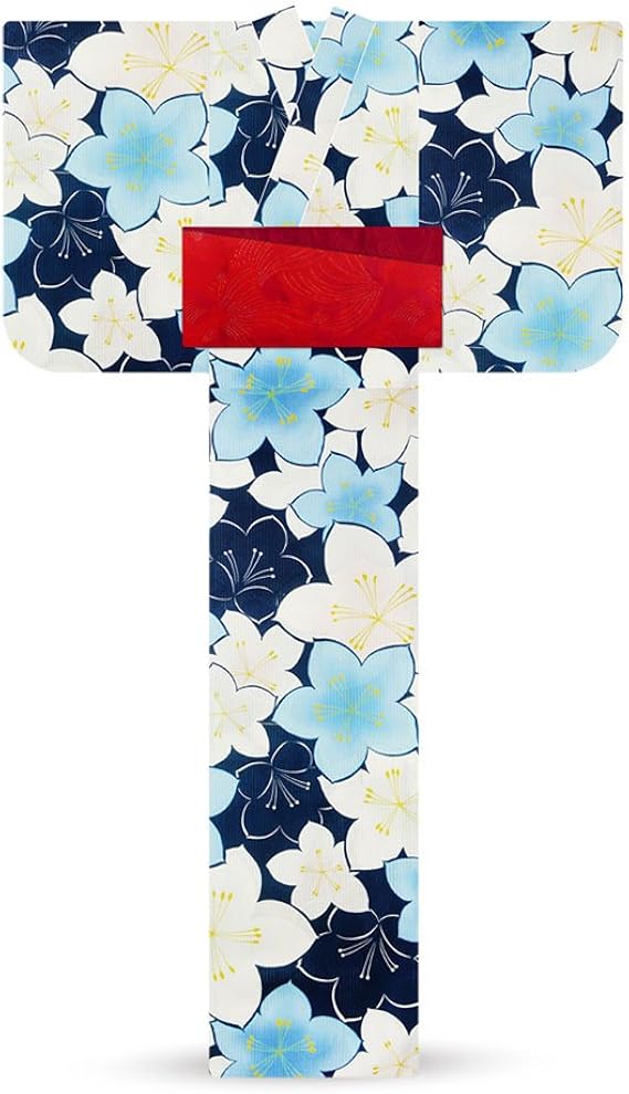 そしてゆめ ブランド レディース 浴衣 濃紺 白 桔梗 6sy 19 日本製 浴衣 通販 Amazon