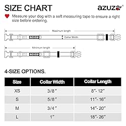 azuza 3 Pack Fall Dog Collars Comfortable and