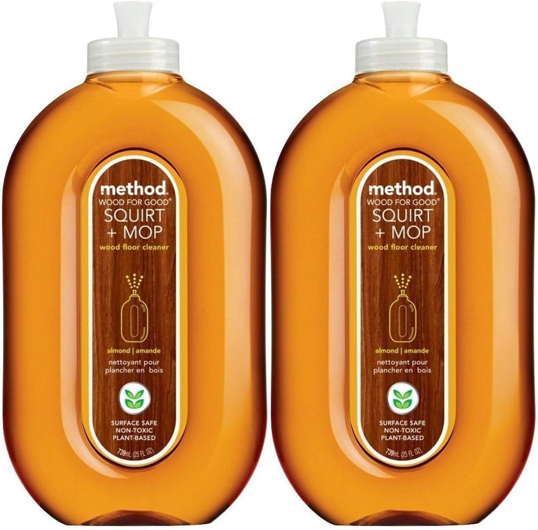 Amazon Com Method Squirt Mop Wood Floor Cleaner Almond 25 Oz