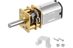 XYRSTOLR 6V 15RPM Geared Motor Micro Mini Motor DC Gear Speed Reduction Motor