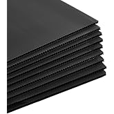 Patelai 12 Pcs Corrugated Poster Board 24 x 48 in, 4 mm Plastic Sheet Black | Waterproof Corrugated Plastic Bulk Blank Yard Sign, Garage Sale Display, Estate Sale Signs, Outdoor, DIY Craft, Presentations