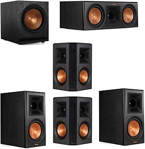 Amazon.com: Klipsch 5.1 System with 2 RP-600M Bookshelf Speakers, 1
