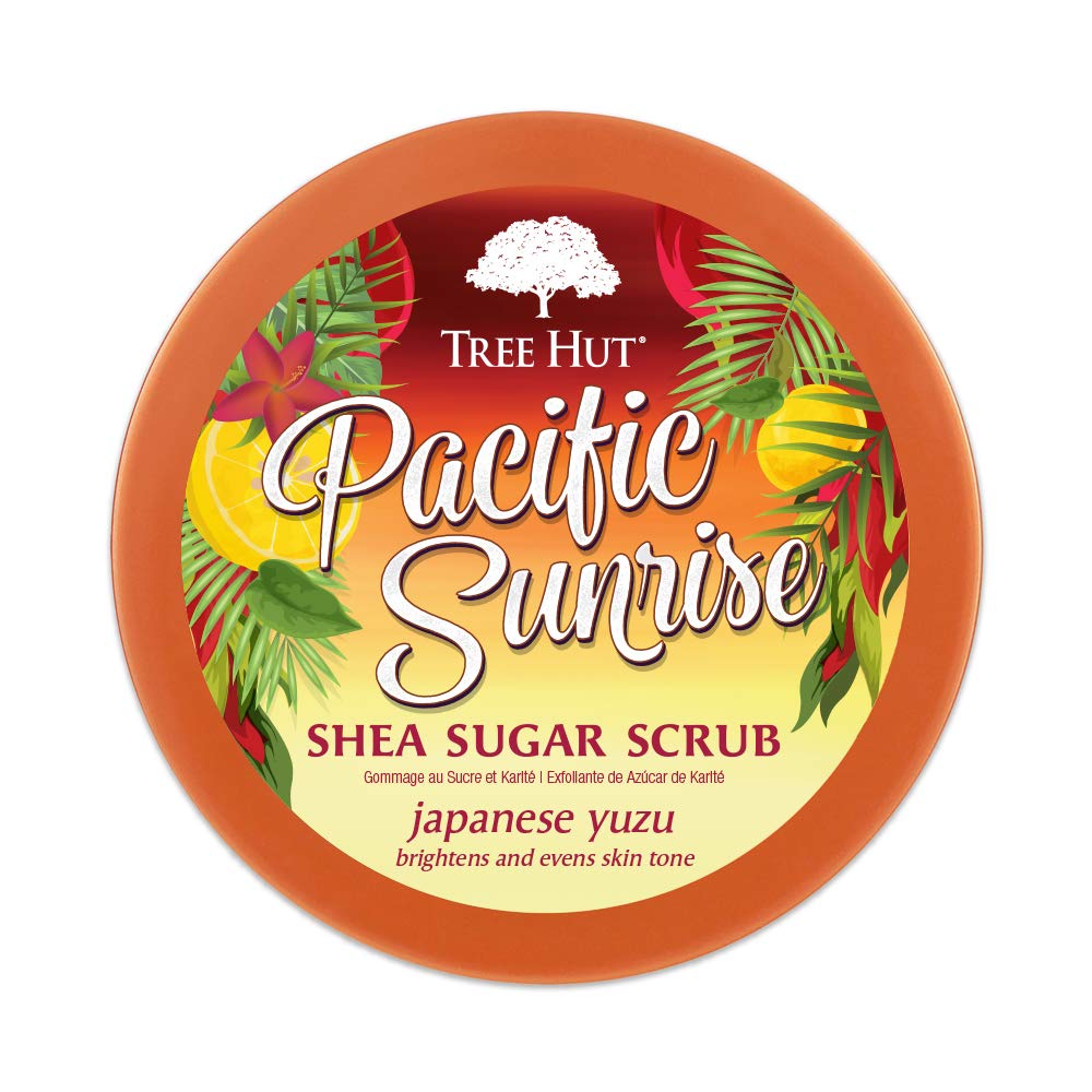 Tree Hut Shea Sugar Scrub Pacific Sunrise, 18oz, Ultra Hydrating & Exfoliating Scrub for Nourishing Essential Body Care : Beauty