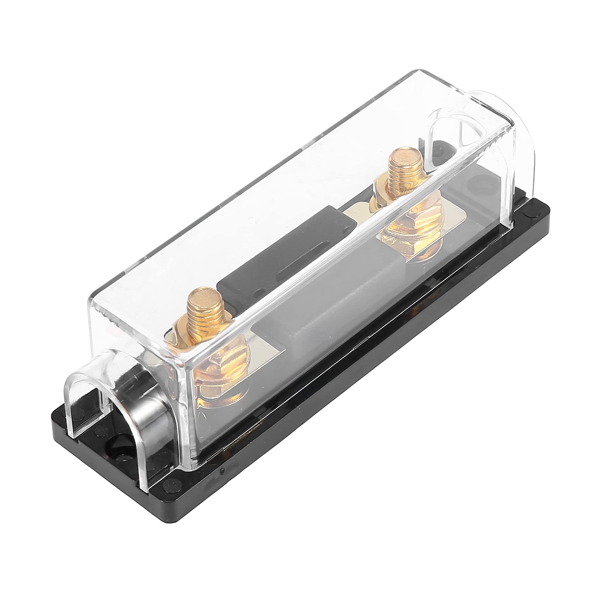X AUTOHAUX Black Car Audio Video 200 Amp ANL Fuse with In-Line Holder Fusible