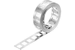 uxcell 1 Roll Pure Nickel Strip, 99.96% Pure Nickel Plate 0.2x27mm 6.56Ft(2m) Length Nickel Plating Strip for Battery Spot We