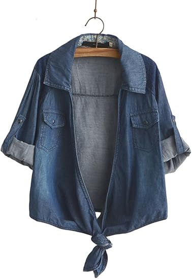 Amazon タツメレディース デニムボレロ Gジャン カーディガン ライトアウター 2color カーディガン ボレロ 通販