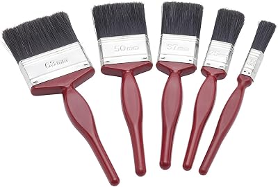 Fit For The Job 5pc Mixed Sizes Paint Brush Set 0.5–2.5in