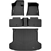 SMARTLINER Custom Fit All Weather 2 Row Floor Mats & Cargo Liner Set Compatible with 2021-2025 Infiniti QX50