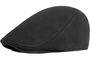 XYIYI Men Newsboy Cap Cotton Beret Hat Flat Ivy Gatsby Driving Cabbie Cap