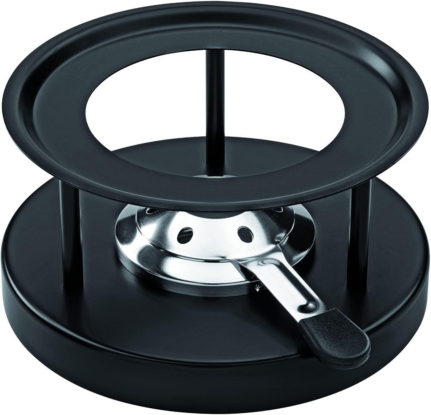 KUHN RIKON 32019 Rechaud Simple powdercoating, Stainless Steel, Silver, 20.5 x 20.5 x 10.5 cm