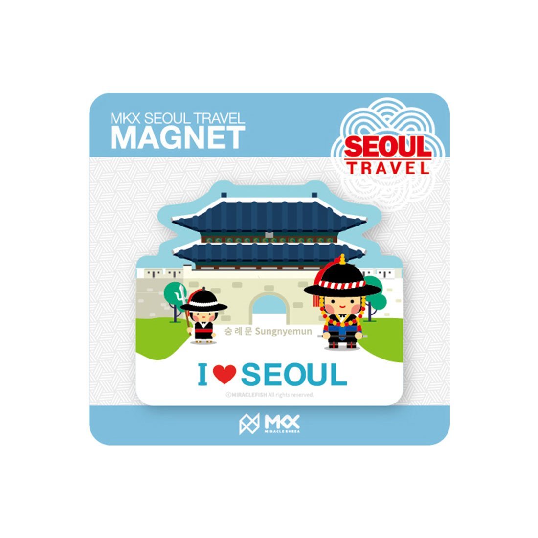 MKX Viajes Sungnyemun Seúl Corea nevera imán Coreano souvenirs ...